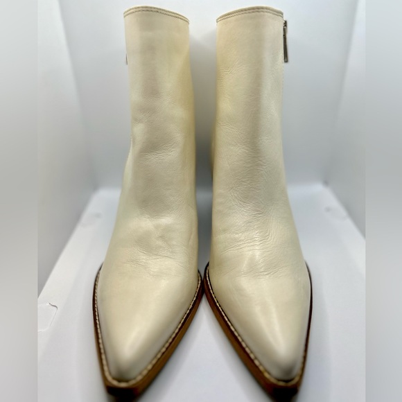 NWT Sam Edelman Womens Jane Leather Pointed Toe Ankle Boot. Color:Ivory Size:9.5 - Picture 11 of 17